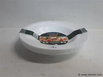 1 x Pasta bord 4 stuks Luminarc – kavel bij Vlavem