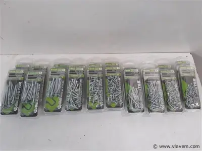 20 x Houtschroeven in blister mix – kavel bij Vlavem