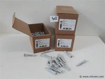 3 x Universeelplug nylon 8 mm 100 stuks – kavel bij Vlavem