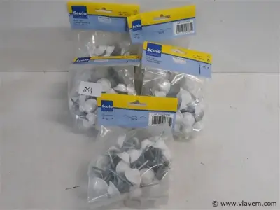 5 x Golfplaat nagel 7 cm witte kop 50 stuks – kavel bij Vlavem