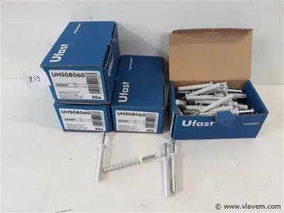 4 x Nagelpluggen 8x60 50 stuks – kavel bij Vlavem
