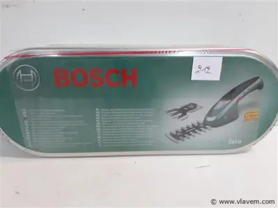 1 x Buxusschaar 12 cm ISIO 3,6V + vervangmes als grasschaar – kavel bij Vlavem
