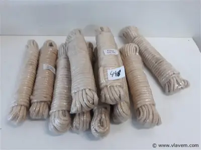 10 x Koord katoen 5mm x 10M – kavel bij Vlavem
