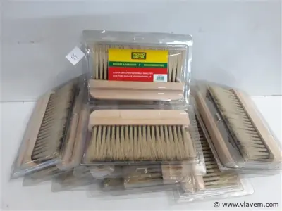 10 x Afstoffer of behangborstel 21 x 2,5 cm – kavel bij Vlavem