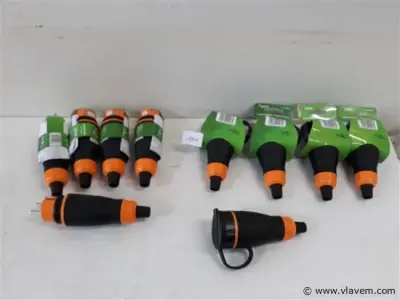 5 x Stekker + 5 x tegenstekker rubber – kavel bij Vlavem