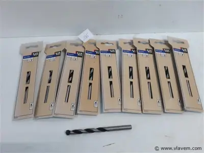 10 x Betonboor 9 mm – kavel bij Vlavem