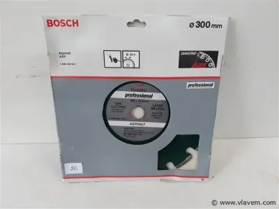 1 x Diamantzaag voor asphalt 300mm – kavel bij Vlavem