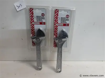 2 x Moersleutel 205 mm – kavel bij Vlavem