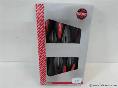 1 x Schroevendraaierset 6 delig plat+kruis – kavel bij Vlavem