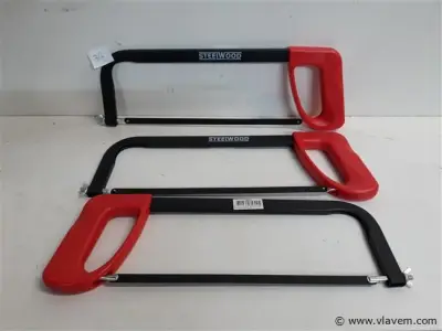 3 x Metaalzaagboog 300 mm – kavel bij Vlavem