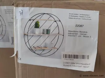 2 x Wandrek rond 55 cm – kavel bij Vlavem