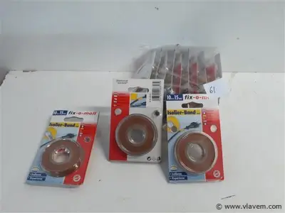 13 x Isolatie tape bruin 10M – kavel bij Vlavem
