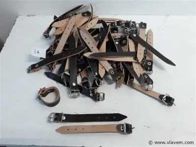 100 x Lederen riempjes 15 cm – kavel bij Vlavem