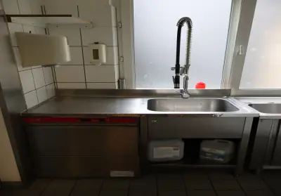 Roestvrij stalen gootsteen – kavel bij Clicpublic, Esch