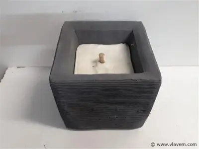 1 x Tuinkaars XXL 19x19x19 cm brandt 40 U – kavel bij Vlavem