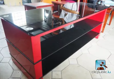 Salontafel van gehard glas - Modern design – kavel bij Clicpublic