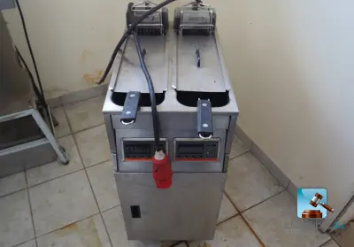 Professionele dubbele friteuse – kavel bij Clicpublic