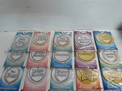 15 x Kaart met enveloppe + button – kavel bij Vlavem