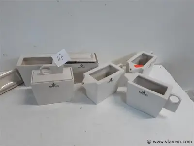 3 x Suikerpot + 3 x Melkkan Royal Boch – kavel bij Vlavem