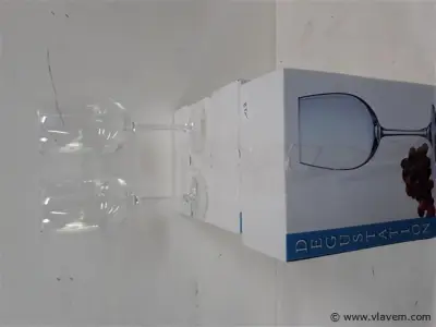4 x Wijnglas 2 stuks – kavel bij Vlavem