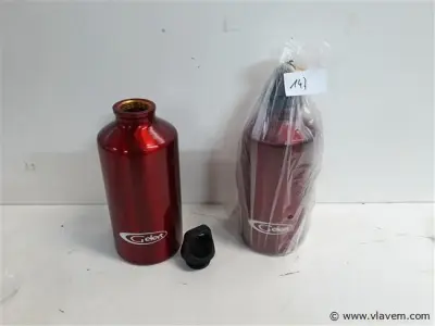 2 x Drinkbus alu +/- 300 ml – kavel bij Vlavem