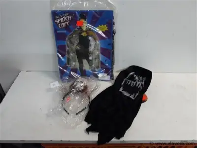 3 x Verkleed kleding halloween 3 assorti – kavel bij Vlavem