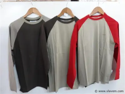 3 x T-shirt lange mouwen mix kleuren Parks XL – kavel bij Vlavem