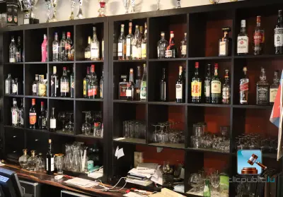 Collectie flessen sterke drank en likeuren – kavel bij Clicpublic