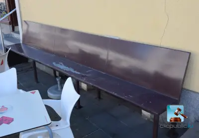 Metalen buitenbank - tweedehands – kavel bij Clicpublic