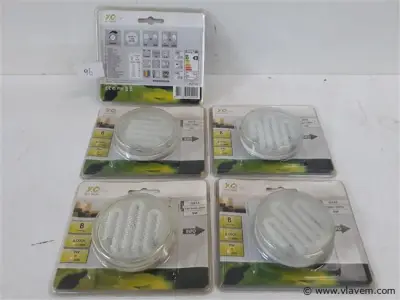 5 x Vervanglamp GX53 9W – kavel bij Vlavem