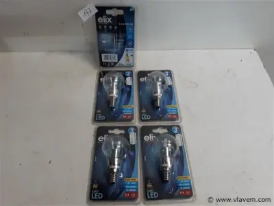 5 x Vervanglamp bol E14 2,7W – kavel bij Vlavem