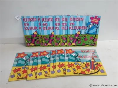 12 x Kleuren en kijken educatief boekje 2 assorti – kavel bij Vlavem