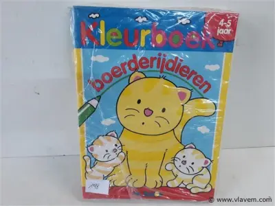 10 x Kleurboek 4-5 jaar – kavel bij Vlavem