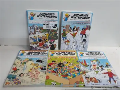 10 x Jommekes doe-kleur en leesboek mix – kavel bij Vlavem