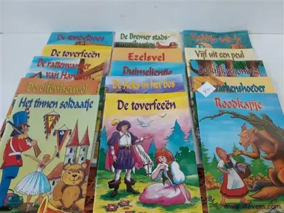 14 x Sprookje leesboek 14 assorti – kavel bij Vlavem