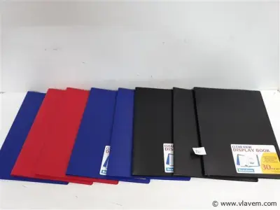 8 x Display book met 30 mapjes – kavel bij Vlavem