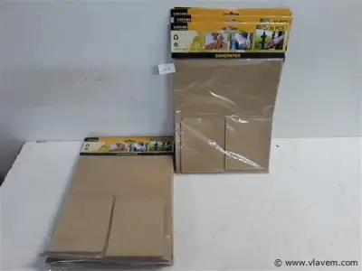 10 x Schuurpapier 30 stuks mix – kavel bij Vlavem