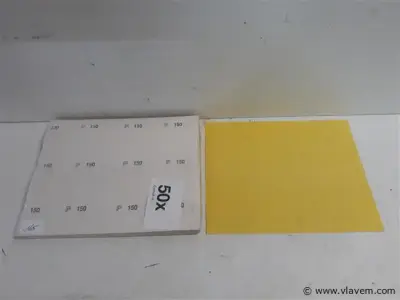 50 x Schuurpapier K150 – kavel bij Vlavem