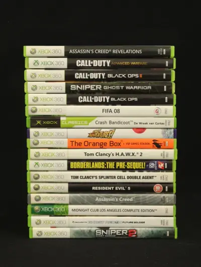 set van 17 Xbox 360 games – kavel bij De Kringwinkel, Antwerpen