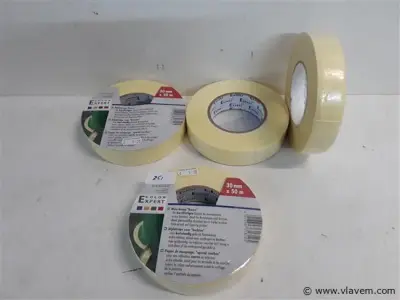 4 x Afplaktape voor bochten 50Mx33mm – kavel bij Vlavem