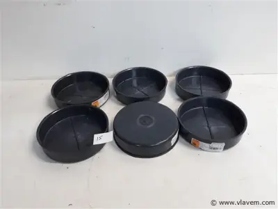 6 x Stop 125 mm pvc lijmverbinding – kavel bij Vlavem
