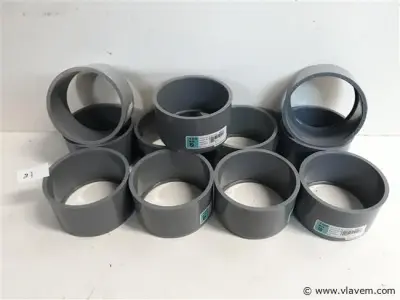 11 x Verloop 100-90 pvc lijmverbinding – kavel bij Vlavem