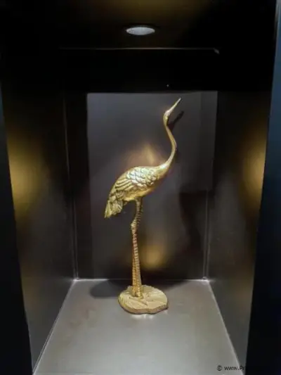 Decoratief kraanvogel beeld – kavel bij ProVeiling, Rotterdam