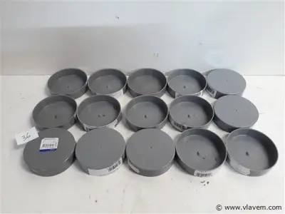 15 x Oversteekstop 80 mm pvc lijmverbinding – kavel bij Vlavem
