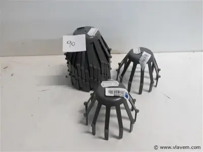 9 x Bladvanger spin voor goot 80mm grijs – kavel bij Vlavem