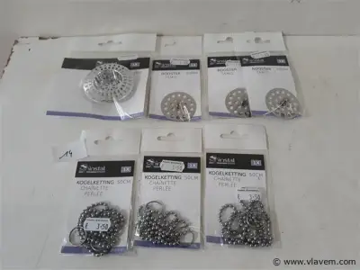4 x Rooster voor afloop + 3 x ketting voor stop – kavel bij Vlavem