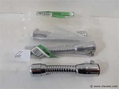 3 x Straalbreker extra flexibel 13 cm slangpilaar – kavel bij Vlavem