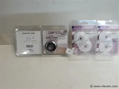 2 x Rozet pvc duo + 2 x rozet Design chrome – kavel bij Vlavem