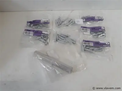 7 x Puntdook 40mm 10 stuks + drijverdook – kavel bij Vlavem