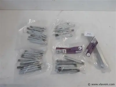 4 x Puntdook 70mm 10 stuks + drijverdook – kavel bij Vlavem